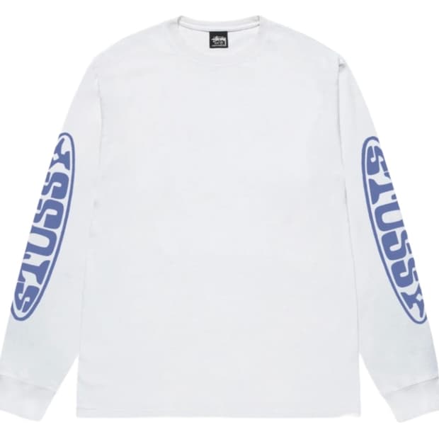 [M]스투시 필 롱슬리브 화이트