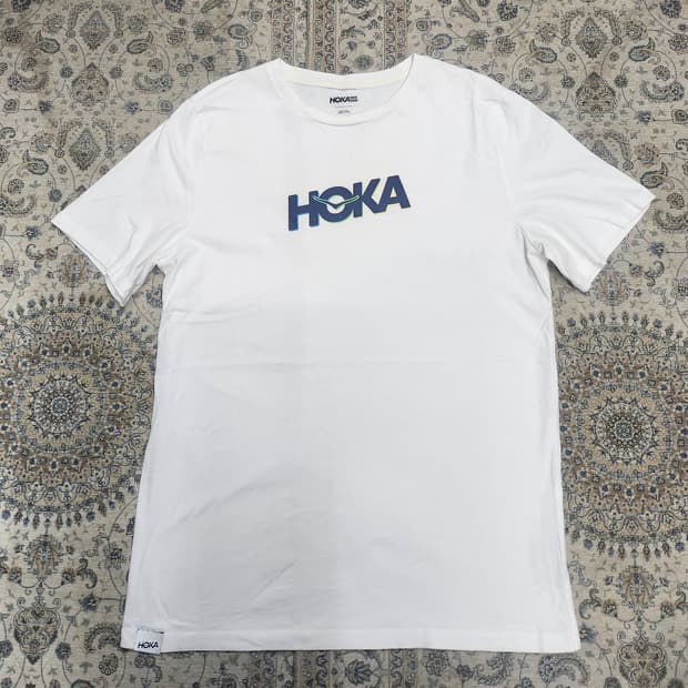 호카 그래픽 SS 로고 반팔 티셔츠 M