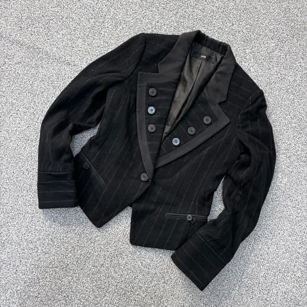 84 시스템 울 블레이저 자켓 0317J