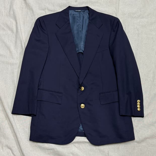 폴로랄프로렌 재팬 금장 네이비 블레이저 자켓 100