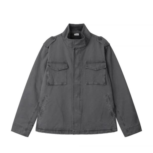 PIGMENT WARM FIELD JACKET (CHARCOAL) 