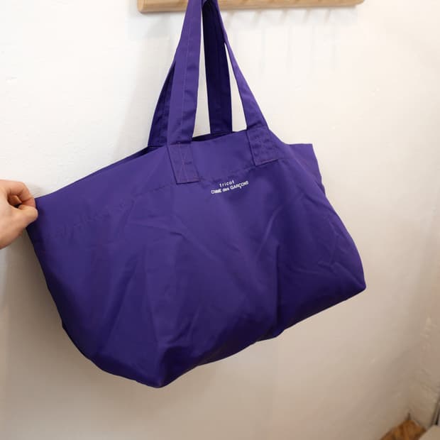 꼼데가르송 트리콧 토트백