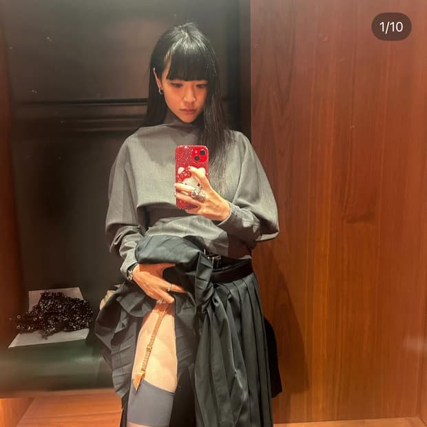 보테가 베네타 울 탑