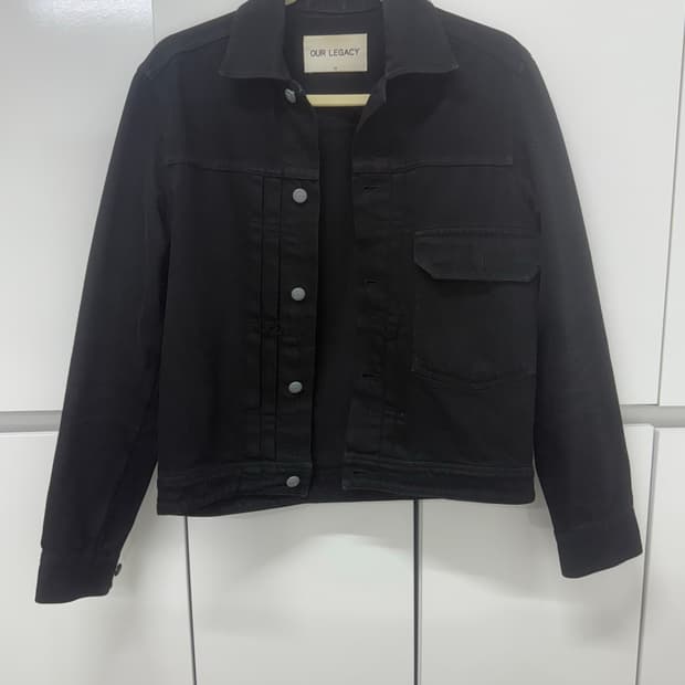 아워레가시 블랙데님자켓 44
