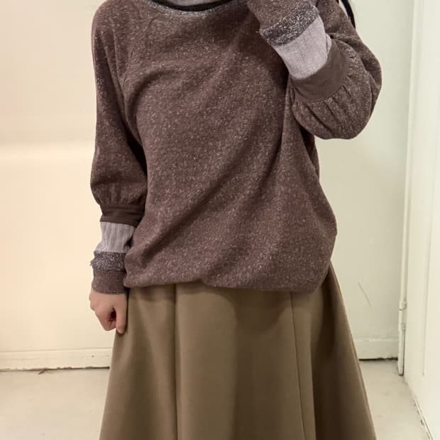 일본빈티지 모리 가오리 터틀넥