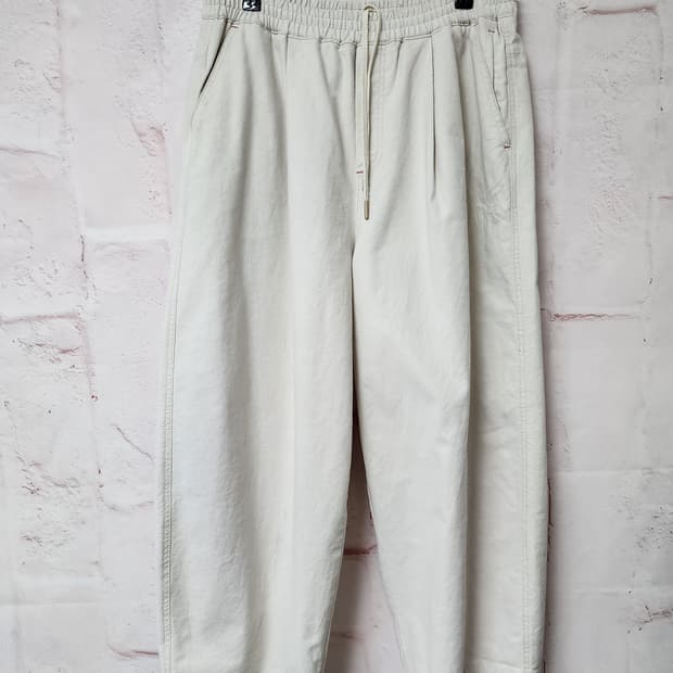 롯지 크롭 와이드 팬츠