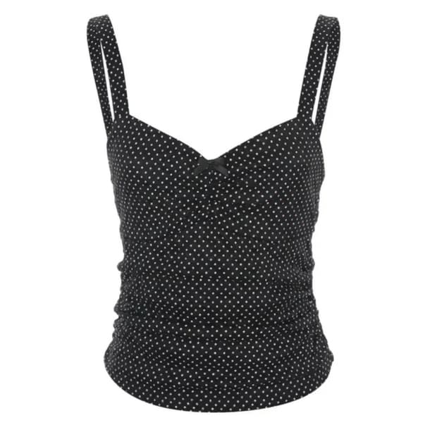 Wsc archive Dot 3-way shirring top