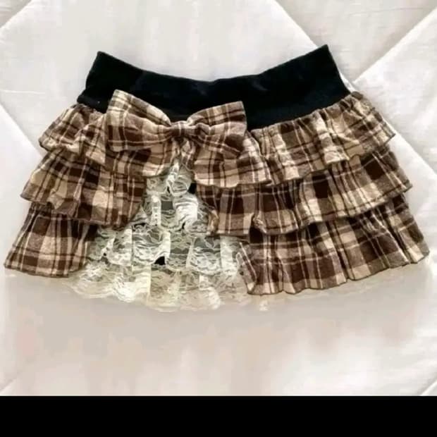Lizlisa 리즈리사 핀터레스트 캉캉체크 스커트