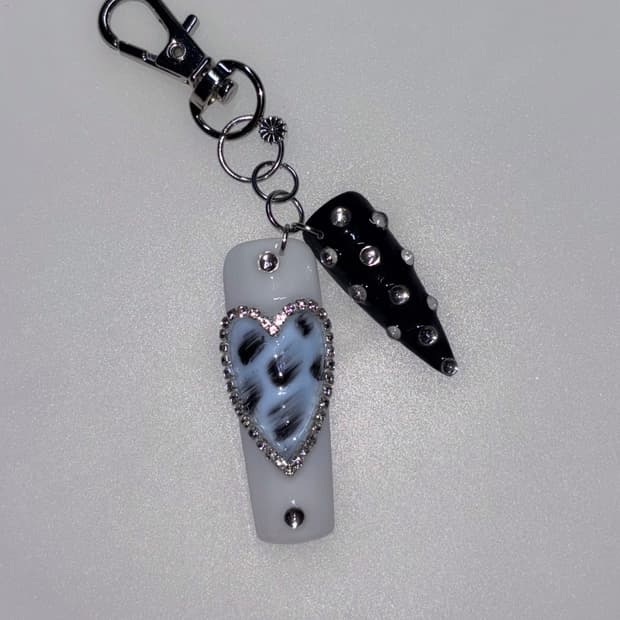 네일 팁 키링 nail tip keyring