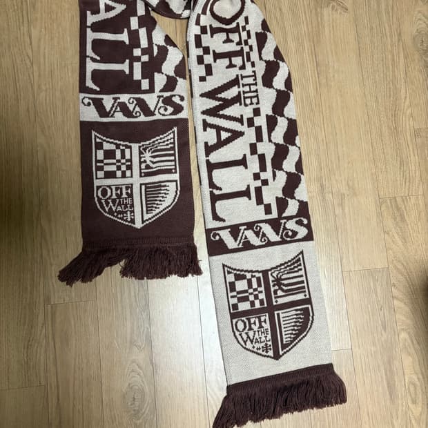 반스x레어버스 성수 콜라보 목도리 머플러 새상품