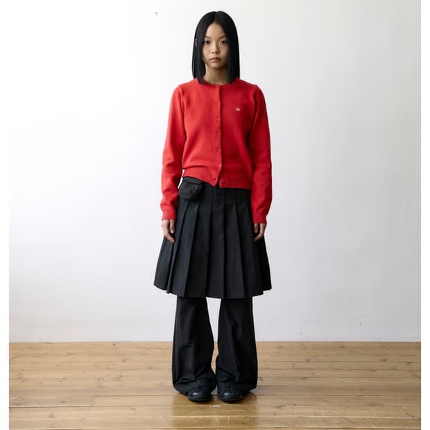 더콜디스트모먼트 스커트 레이어드 팬츠 블랙 1사이즈