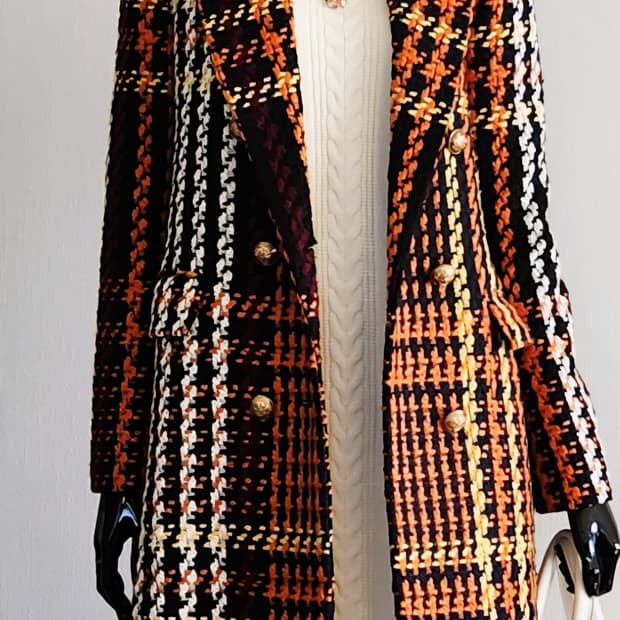 제시 트위드 코트 