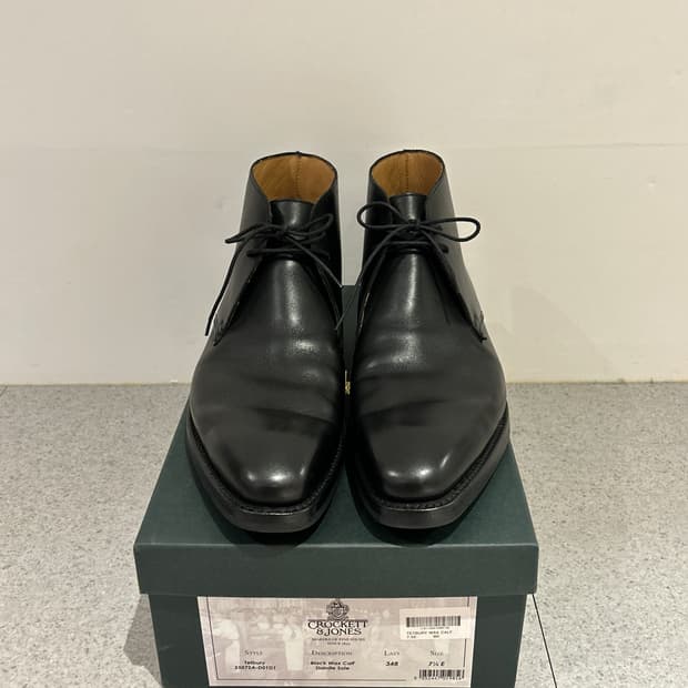 TETBURY BLACK WAX CALF