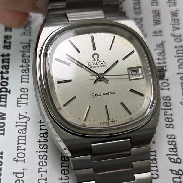 빈티지 오메가 씨마스터 테레비 실버판 싱글데이트 뻐뻐시 브슬 ver.
