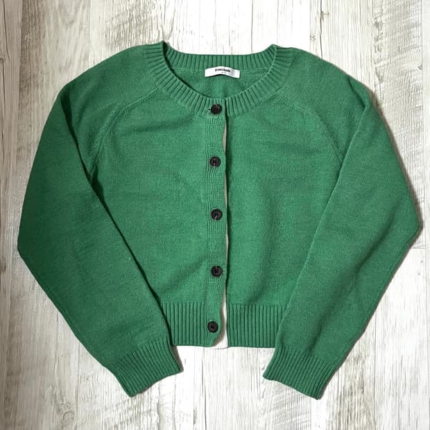 에잇세컨즈 크롭 니트 가디건 L