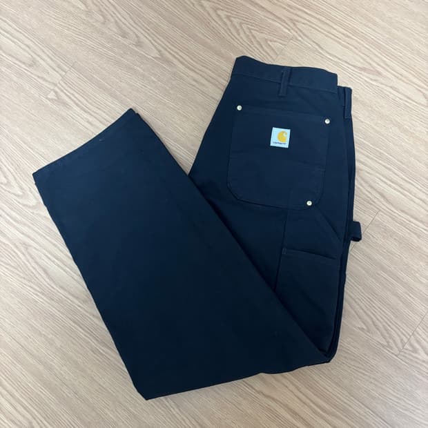 [36x30] 칼하트 b01 더블니 팬츠 블랙