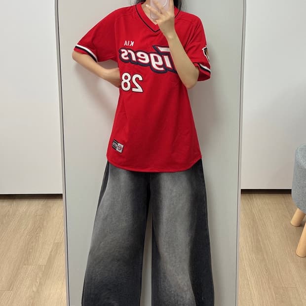 기아 타이거즈 윤석민 마킹 올드 레트로 원정 유니폼