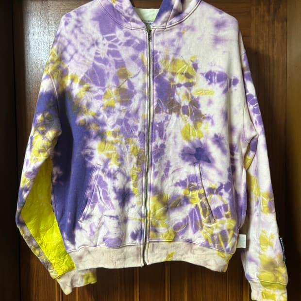 캐피탈 퀼티드 타이다이 후드집업