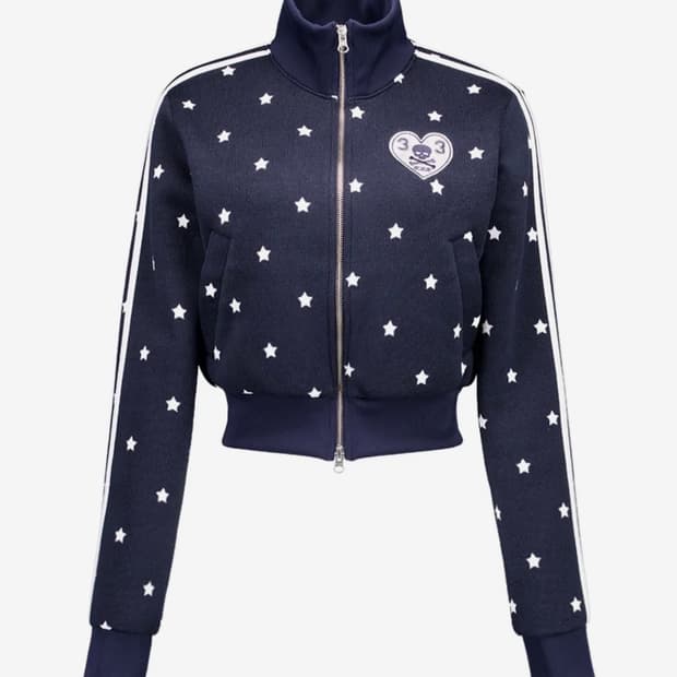 셋업이엑스이 스타스포티 집업 네이비