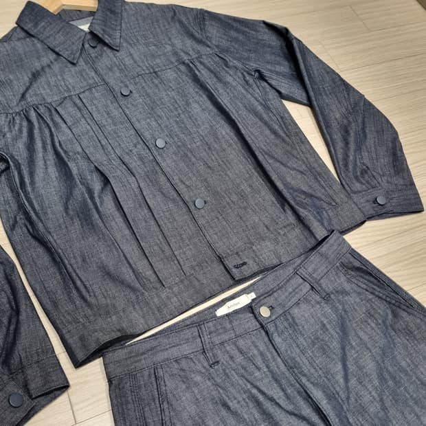 아르반 데님 셋업 약L사이즈 판매 상태최상