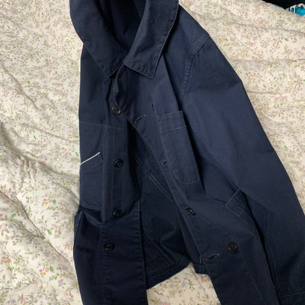 Coherence 코히어런스 kees 네이비 더블 워크자켓 M