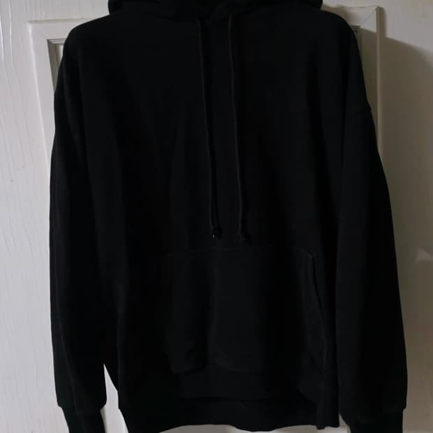 베트멍 아나키 레터링 로고 후드티 