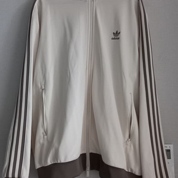 아디다스 희귀 대장급 베이지 브라운 트랙탑 저지 져지집업 110/XXL