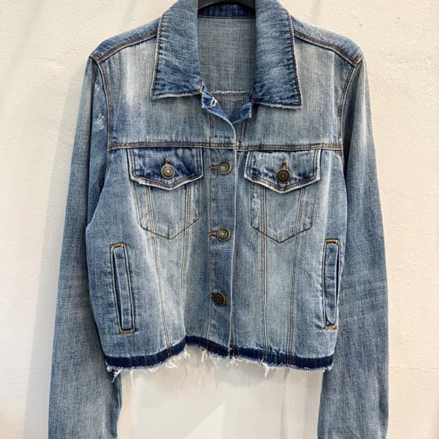japan vintage 컷오프 데님자켓