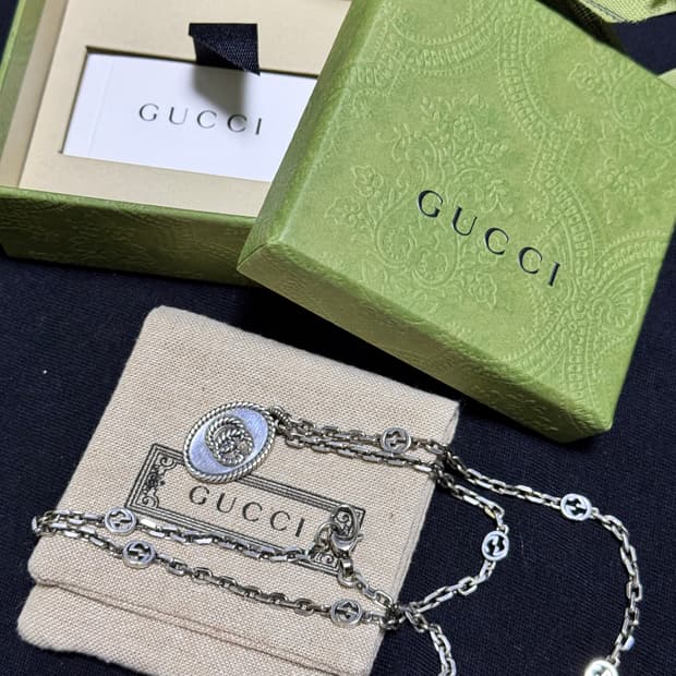 구찌 더블 G 목걸이