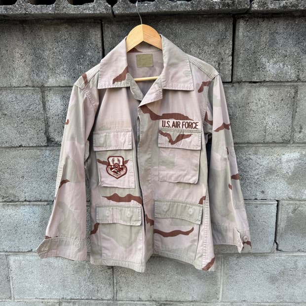미군 미공군 데저트카모 bdu 셔츠 자켓 s