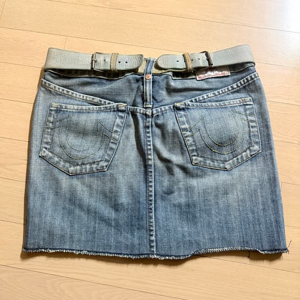 true religion belt skirt