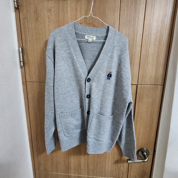 (M)후아유 스티브 V넥 가디건