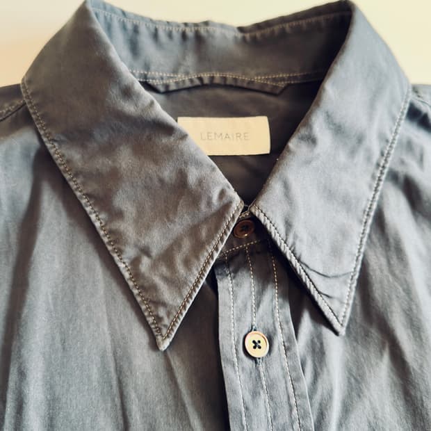 르메르 X SSENSE 오버사이즈 셔츠 차콜 50사이즈 신품급