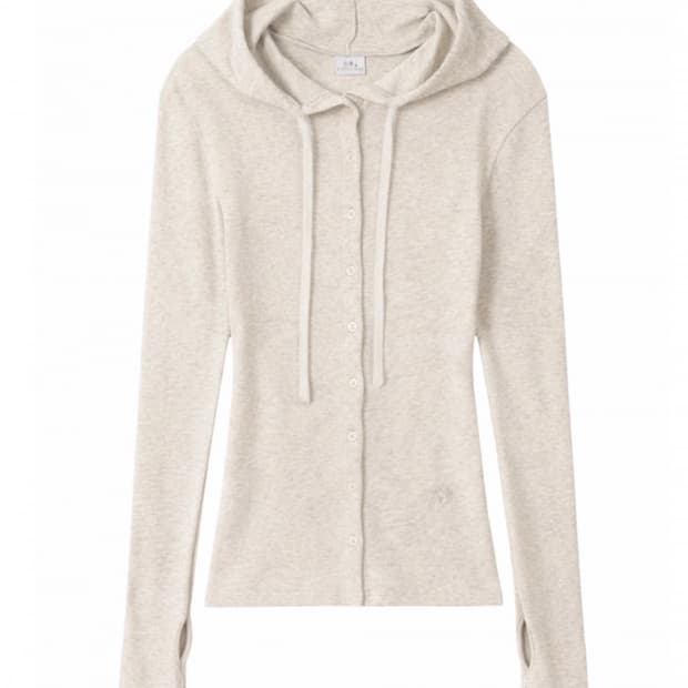 HOODIE WARMER CARDIGAN (CREAM) 