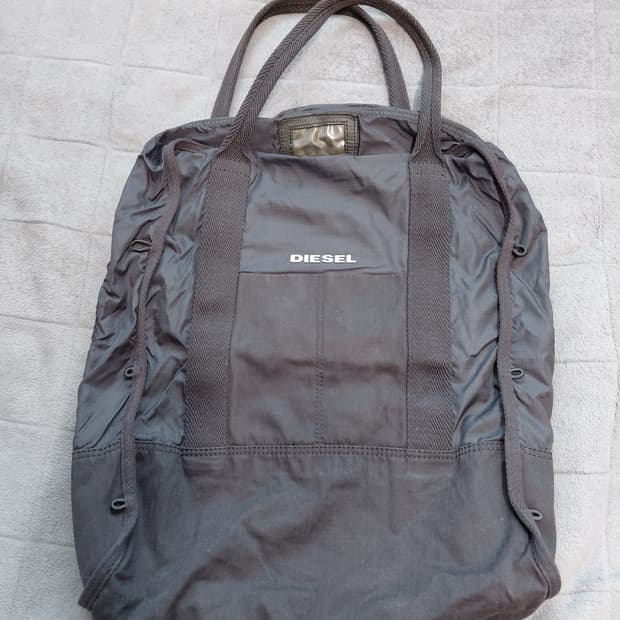 디젤 나일론 토트백