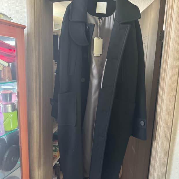 언더마이카 리전.02 발마칸 오버사이즈 울 코트 블랙 사이즈2