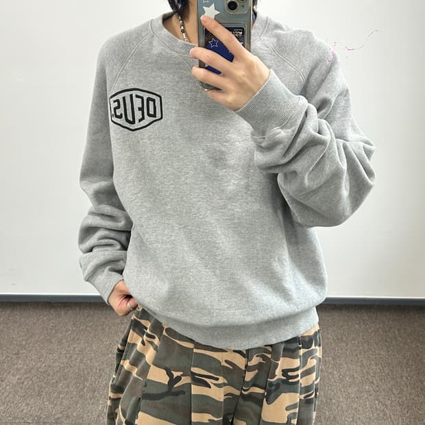 Deus ex machina 데우스 엑스 마키나 서울 그레이 맨투맨  