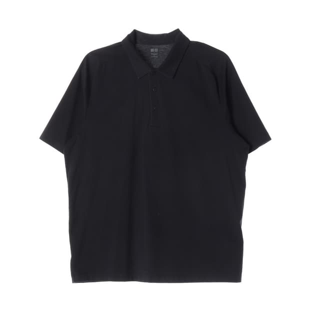 띠어리 x 유니클로 콜라보 블랙 폴로 셔츠 XL