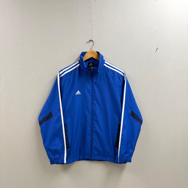 공용 S / 아디다스 바람막이 점퍼 블루