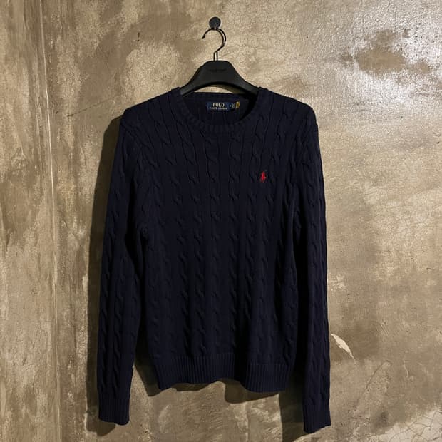 폴로랄프로렌 케이블 니트