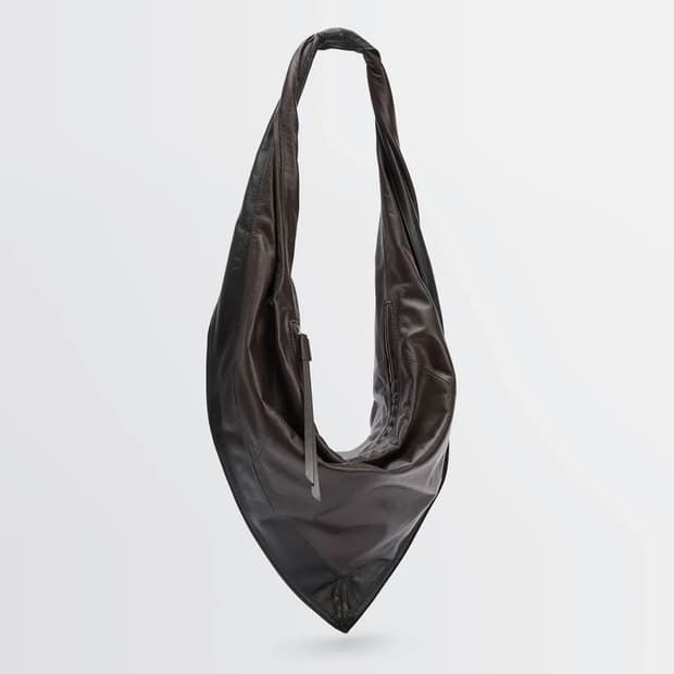 르메르 25fw 스카프백 스몰 (블랙/다크초콜렛)