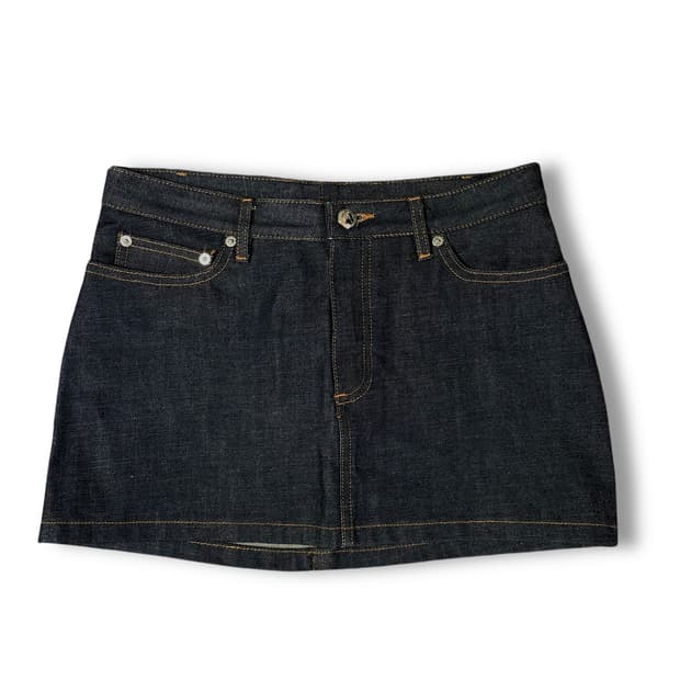 (30) A.P.C 아페쎄 진청 데님 미니 스커트 