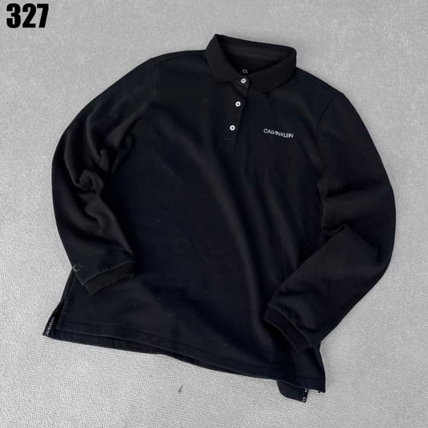 캘빈클라인 블랙 긴팔티 