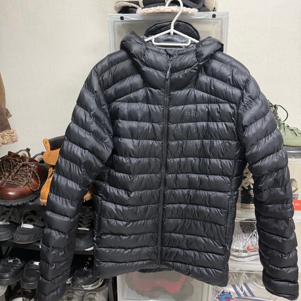 [L] Rab 씨러스 알파인 경량패딩 블랙
