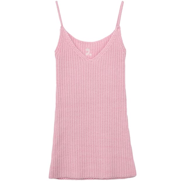 레스트앤레크레이션 RR KNIT MINI DRESS - PINK