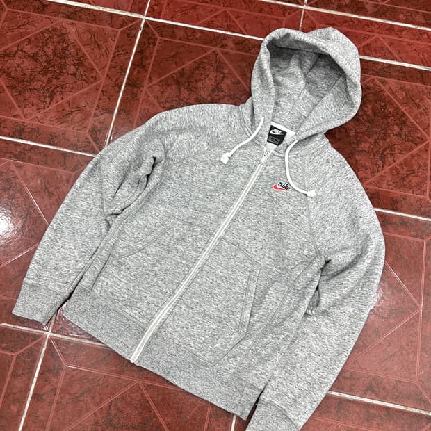 나이키 후드집업 그레이S