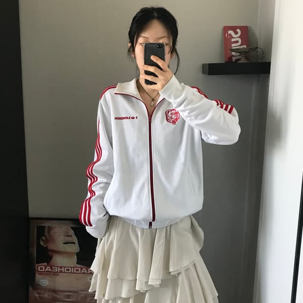 아디다스 00년대 올드스쿨 런던 트랙탑 져지