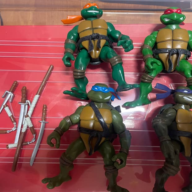 닌자거북이 피규어 플레이메이츠사
