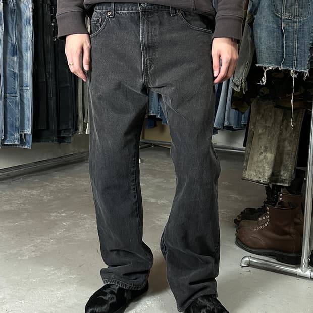 90's USA Made 빈티지 리바이스 517 블랙 오렌지탭 517