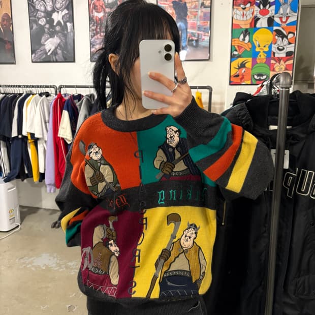 Piz sports 빈티지 스웨터